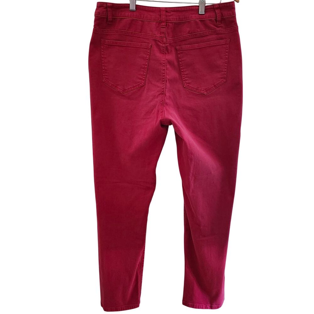 Appleseeds Red Classic 5 Pocket Jeans Size 10 - Picture 2 of 9